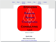 Tablet Screenshot of epiclesisconsulting.com